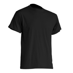 Majica T-shirt, kratki rukav, crna, 150gr