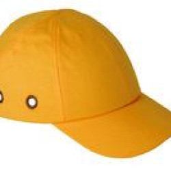 Šilt kapa s unutrašnjom zaštitom od udaraca žuta