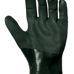 PVC rukavica 27 cm, zelena, vel. 9