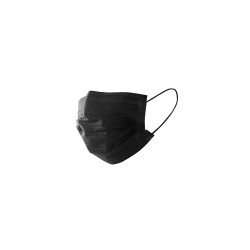 Jednokratna maska XARA troslojna crna (50kom/pak)