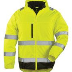 2U1 signalizirajuća zaštitna Hi-viz jakna extra HI-WAY žuta