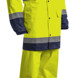 Signalizirajuće Hi-viz kišno odelo HYDRA žuto-plavo